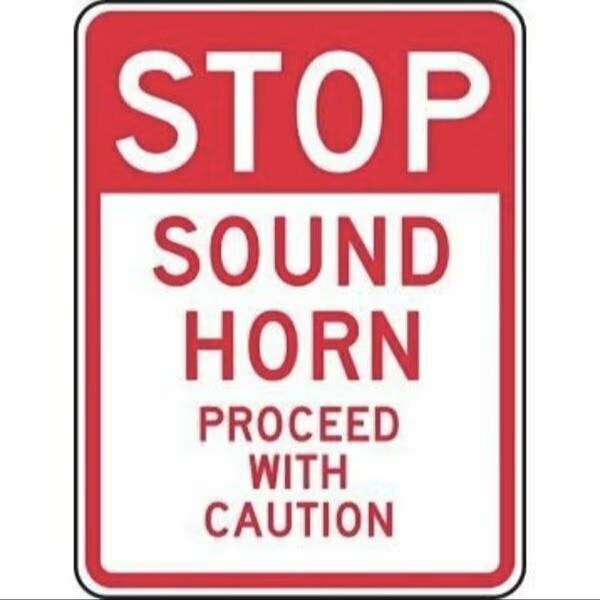 Accuform FACILITY TRAFFIC SIGN STOP  FRR244HP FRR244HP